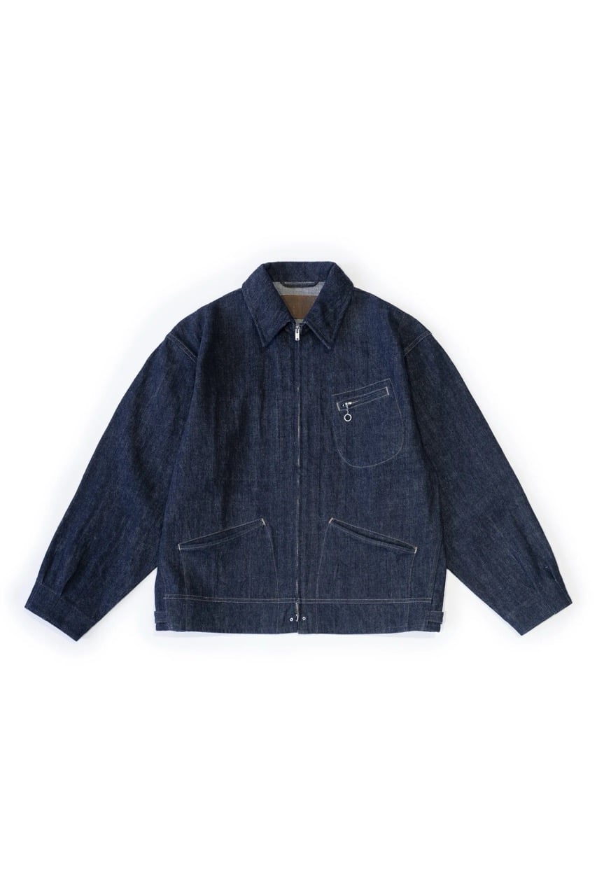 OLD JOE Erwin Zip Jacket Indigo
