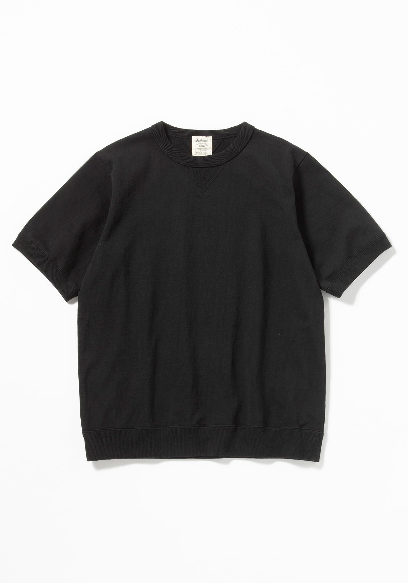 JACK MAN Dotsume Ribbed T-shirt Dark Ivy