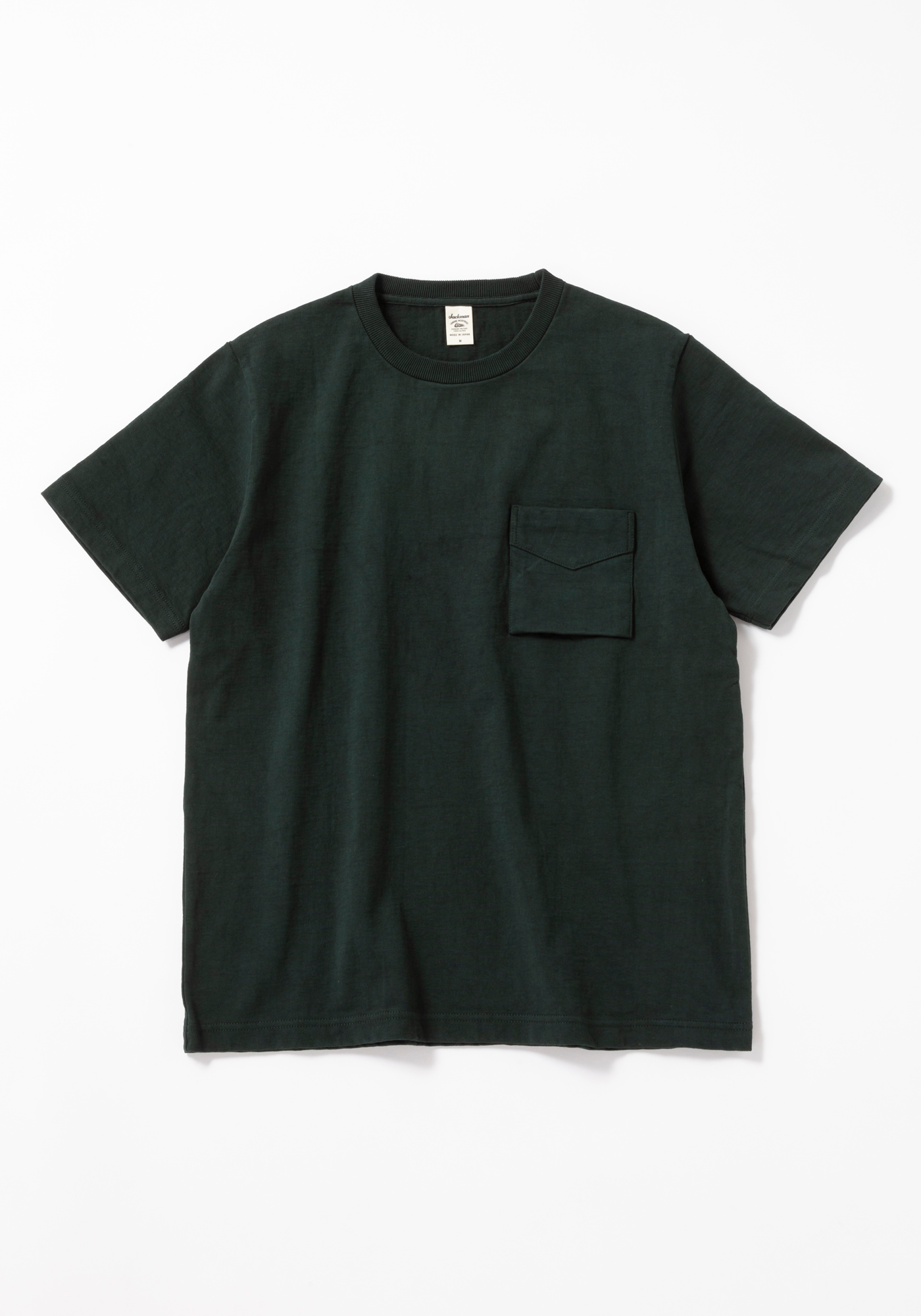 JACK MAN Dotsume Pocket T-shirt Dark Ivy