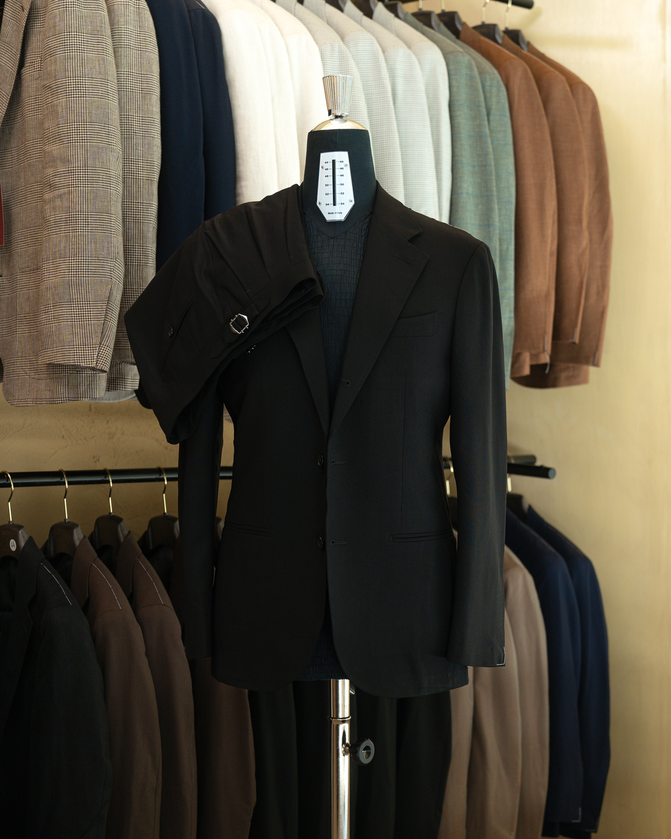 DROP6 Suit Wool Black