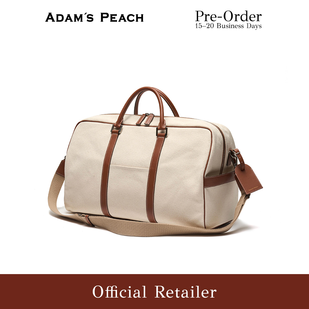 (Pre-Order) ADAM PEACH AP211 Canvas 50 Boston Bag