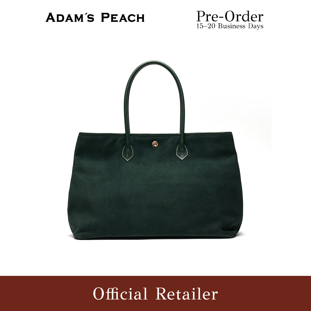 (Pre-Order) ADAM PEACH DK Geen Suede Tote Bag